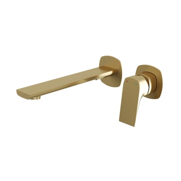 Cameo Lever Wall Mounted Concealed Tap Mixer Satin