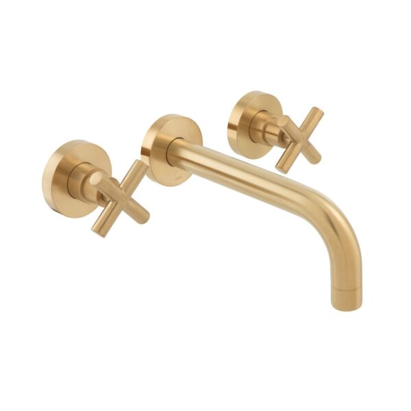 Elements Concealed Wall Mounted Basin Mixer Taps Satin