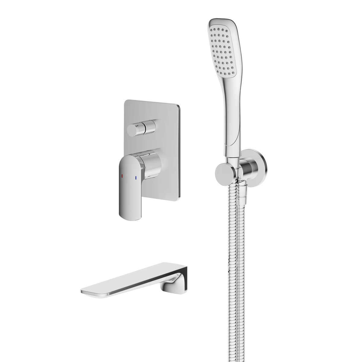 Fuse Wall Mounted Bath Shower Mixer