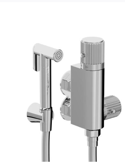 Groove Thermostatic Douche Kit
