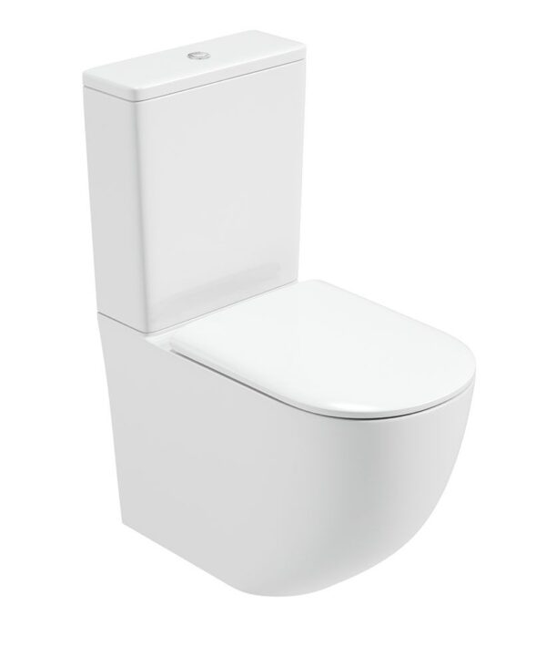 Inspire Rimless Fully Shrouded Close Coupled WC & Sequence Soft Close Seat