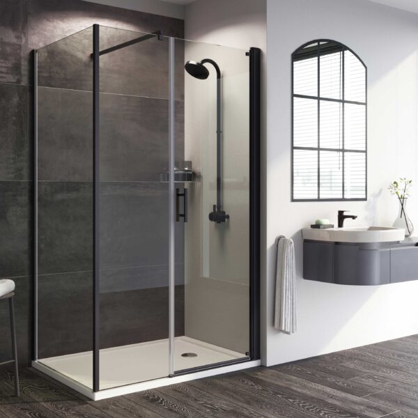 Innov8 Pivot Door With In Line Panel Shower Enclosure