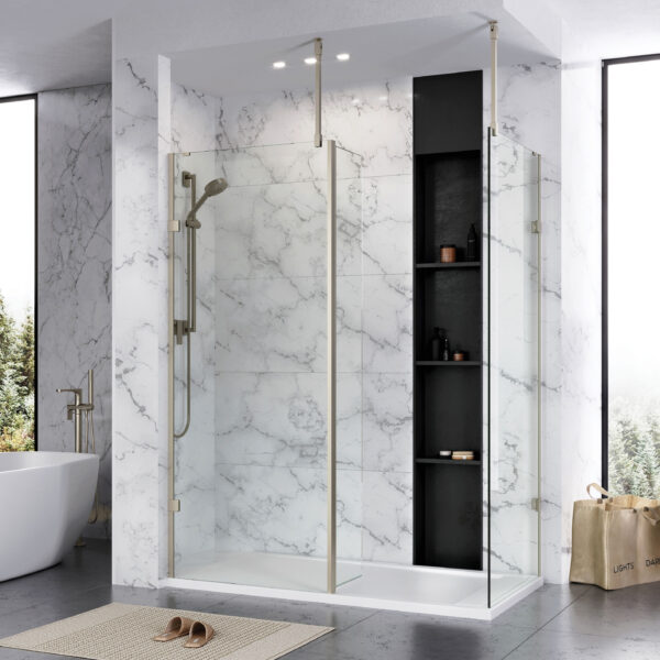 Liberty Wetroom Panels With Clear Glass