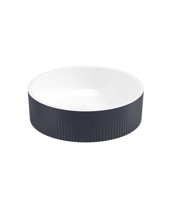 Reed Round Countertop Wash Basin Cobalt Night