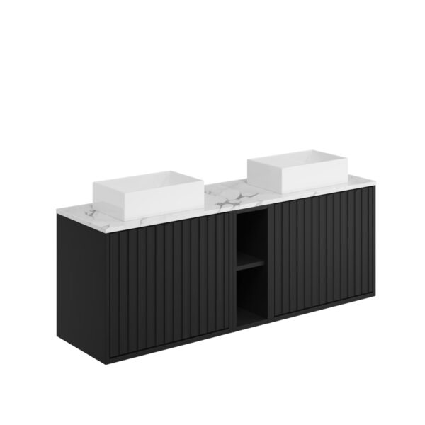 Alfie Twin Cabinet With Mid Storage Matte