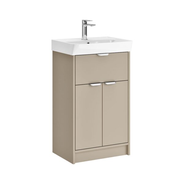 Calia 1 Drawer 2 Door Floor Standing Unit Fine Greige Matt