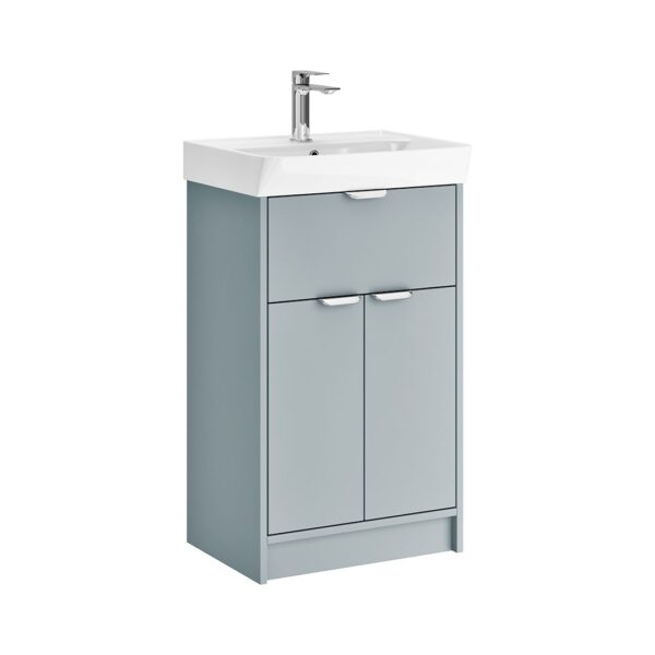 Calia 1 Drawer 2 Door Floor Standing Unit Tempered Matt