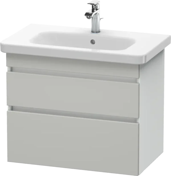 Durastyle Wallhung 2 Drawer Unit Concrete