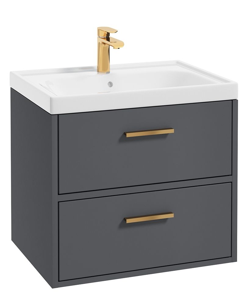 Finland Wallhung 2 Drawer Unit Sky
