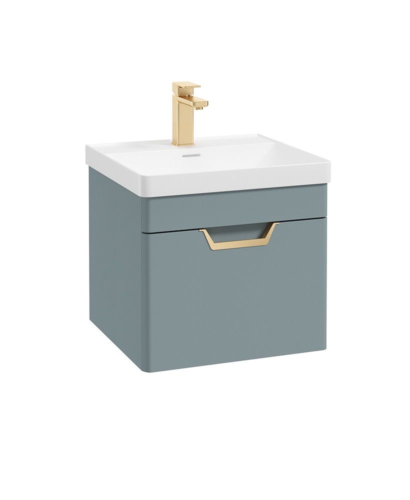 Freya 1 Drawer Wallhung Unit Coral