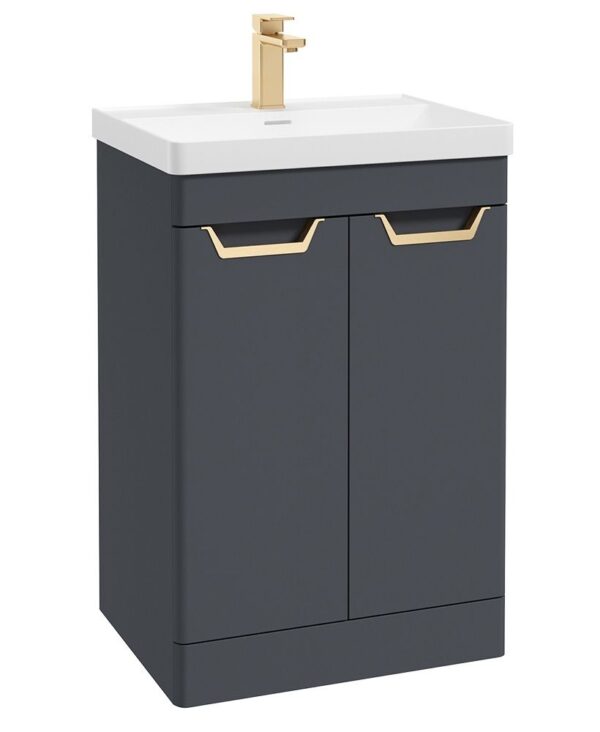 Freya 2 Door Floor Standing Unit Midnight