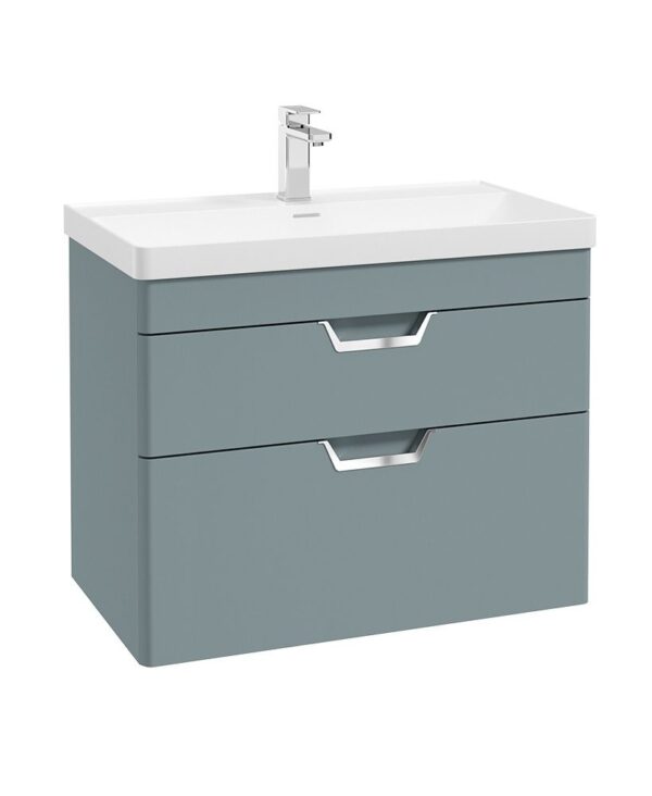 Freya Wallhung 2 Drawer Unit Coral