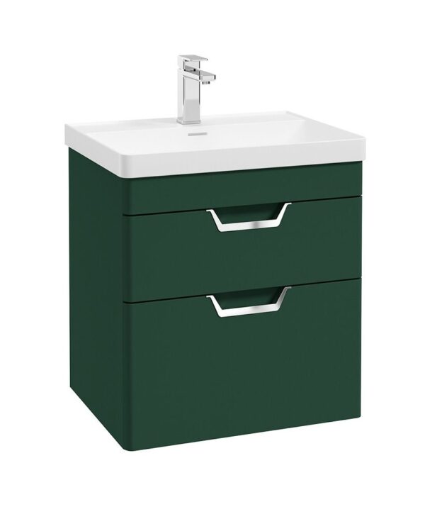 Freya Wallhung 2 Drawer Vanity Unit 2 Drawer Wreath