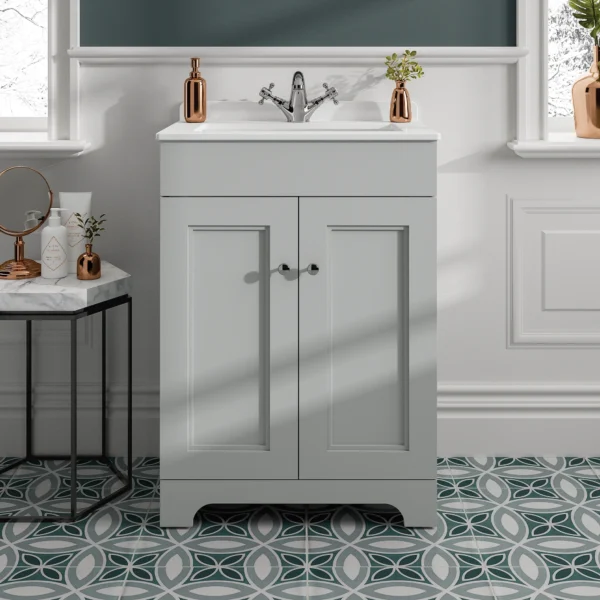 Kingsbury Floor Standing 2 Door Unit Dove