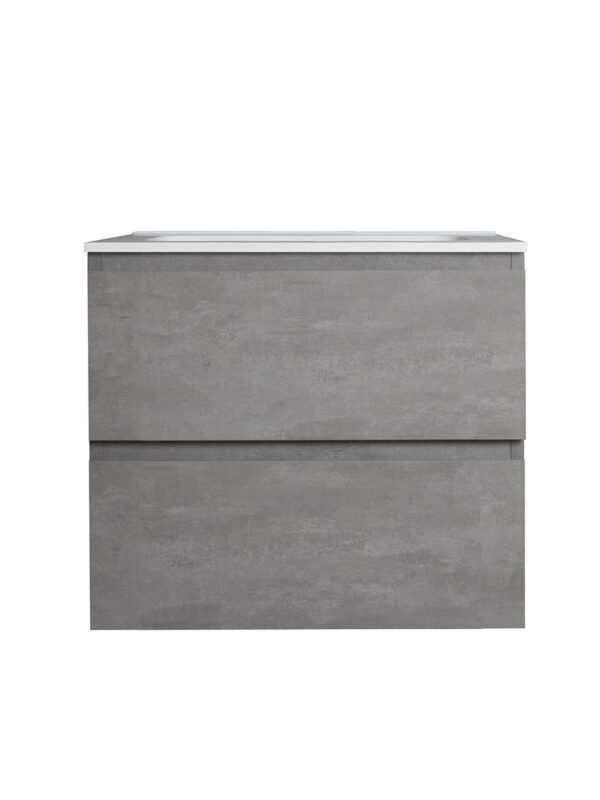 Opa 2 Drawer Wallhung Vanity Unit Concrete