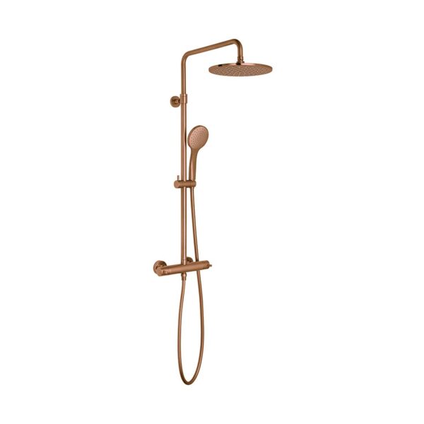 Round Thermostatic Shower Column