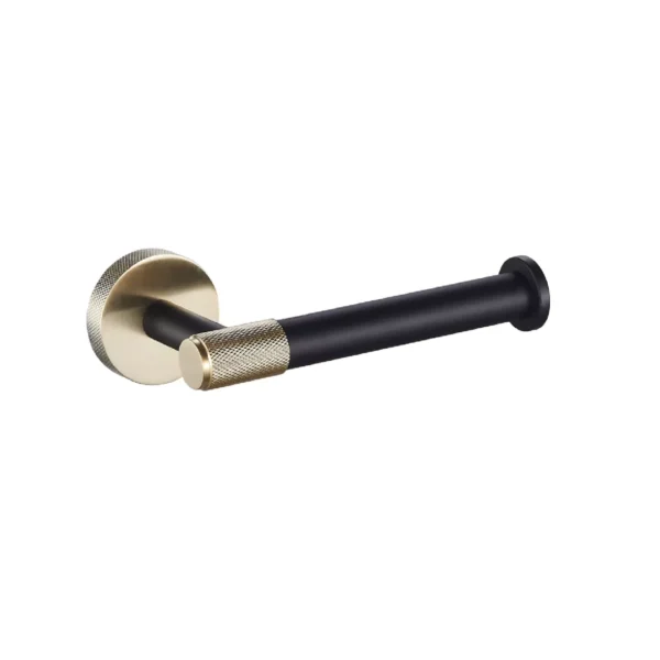 Catania Toilet Roll Holder in Matt Black