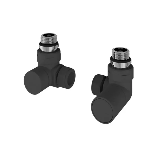 Corner Radiator Valves (pair) Matt