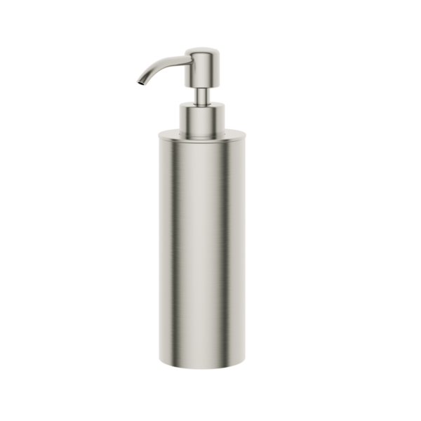 Design Freestanding Brushed Nickel Soap Dispenser