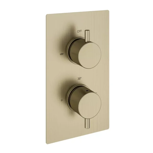Meriden Twin Thermostatic Concealed Shower Valve