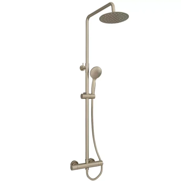 Round Thermostatic Shower Pole