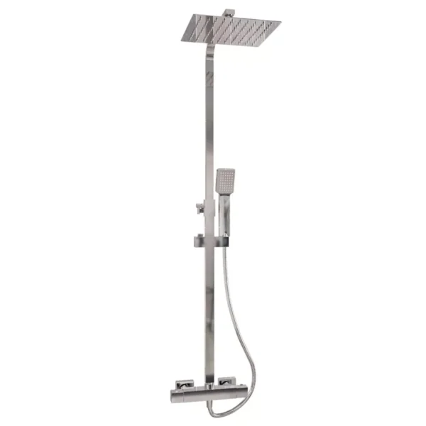 Square Thermostatic Shower Pole