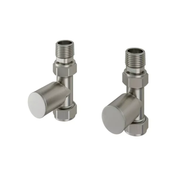 Straight Radiator Valves (pair)