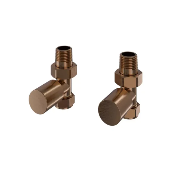 Straight radiator valve (pair)