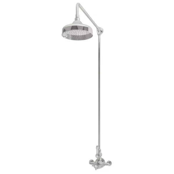 Traditional Thermostatic exposed shower Valve Rose Head