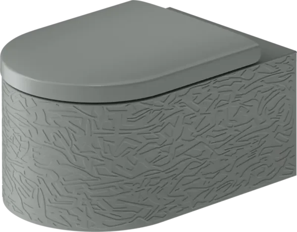 Vitrium Wallhung Light grey WC