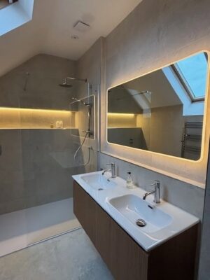 H&V Bathrooms project