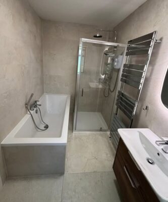 H&V Bathrooms project