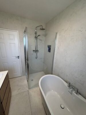 H&V Bathrooms project